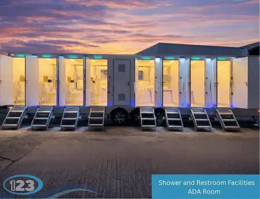 Commercial restroom rental planning near Index, Washington